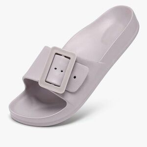 Womens Arch Support Slide Sandals Light Purple New With Tags